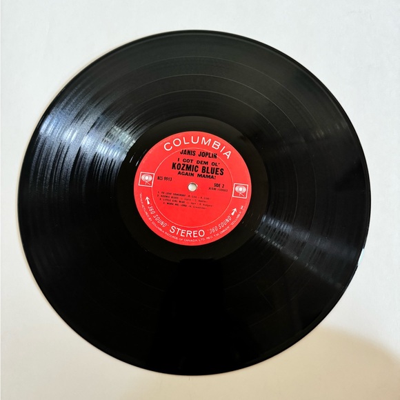 Janis Joplin - I got dem ol’ kozmic blues again mama! - vintage vinyl record - Picture 4 of 6